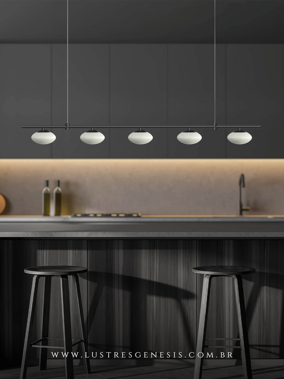 Lustre Pendente Jabuticaba Jou Vidro Fosco Branco Luminaria para Quarto Casal, Suite Master, Sala de Jantar e Mesa Sala de Jantar